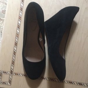 A New Day Faux Suede Wedges Size 10